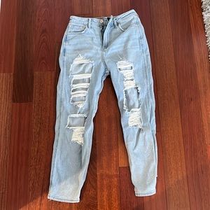 Hollister ultra high rise mom jean